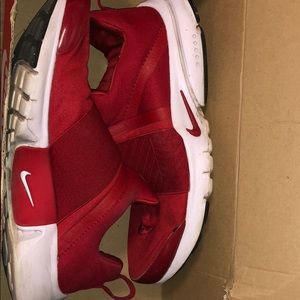 Red Nike sneakers